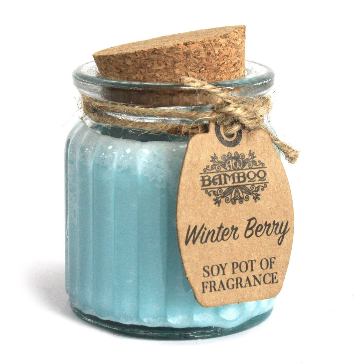 BAMBOO - Vela Perfumada de Cera de Soja Winter Berry