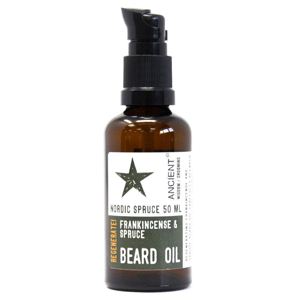 Óleo de Barba Nordic Spruce – Regenerate! – 50 ml | Ancient Wisdom