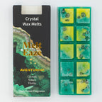 Cera Perfumada MeltEaze com Aventurina – Floresta Profunda, 50 g | Ancient Wisdom