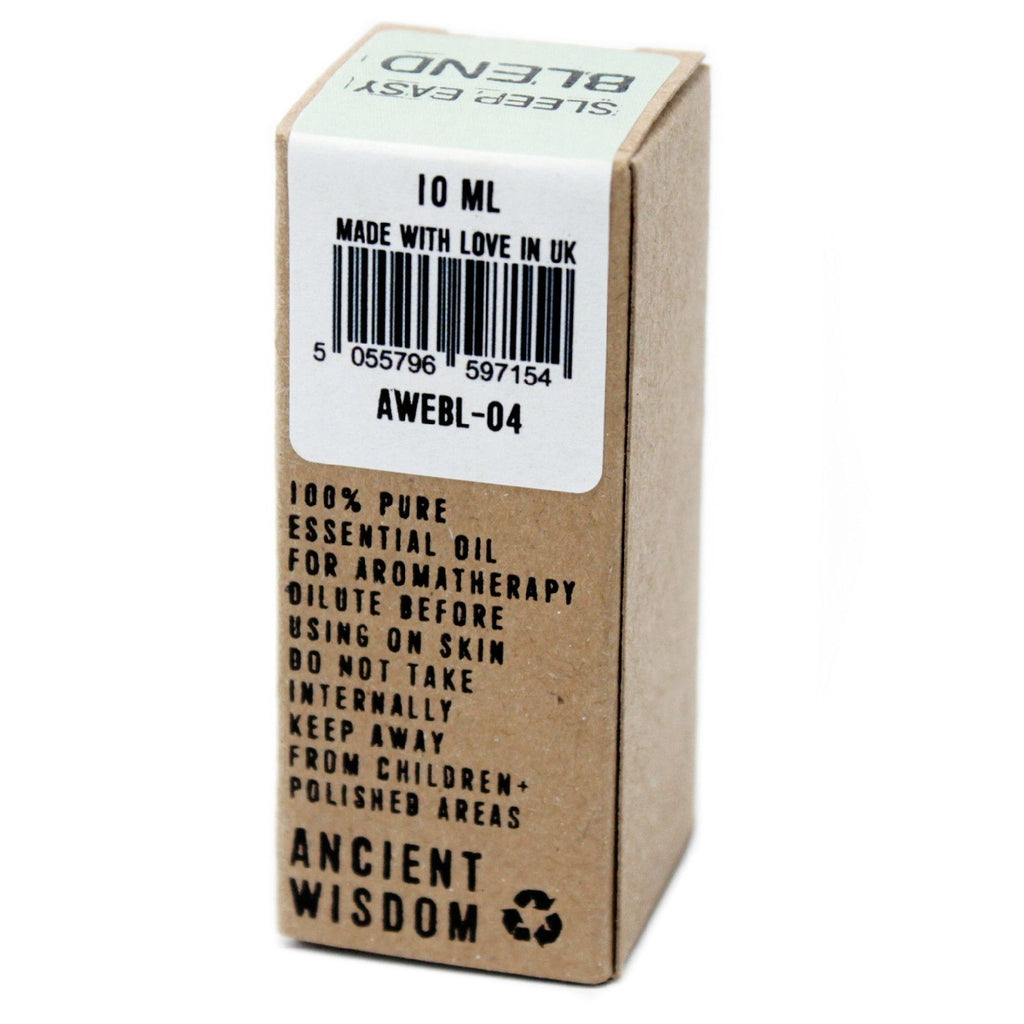 Mistura de Óleos Essenciais Sleep Easy em Caixa – 10 ml | Ancient Wisdom
