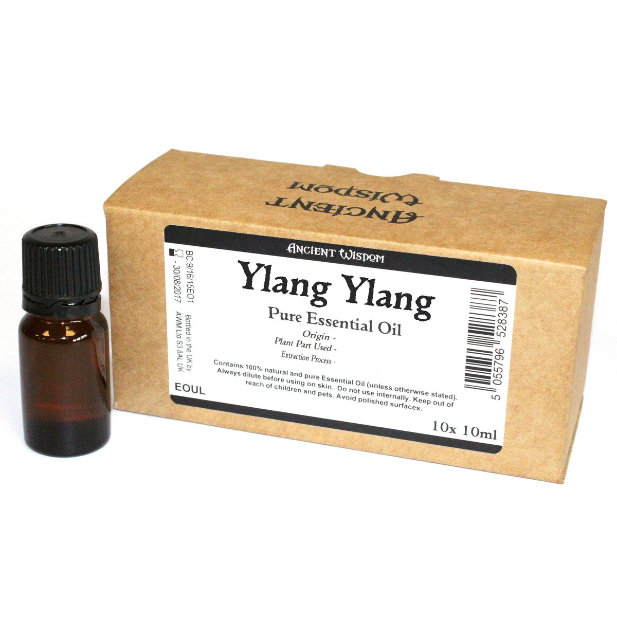 Óleo Essencial de Ylang-Ylang I – Pack 10 x 10 ml sem Rótulo | Ancient Wisdom