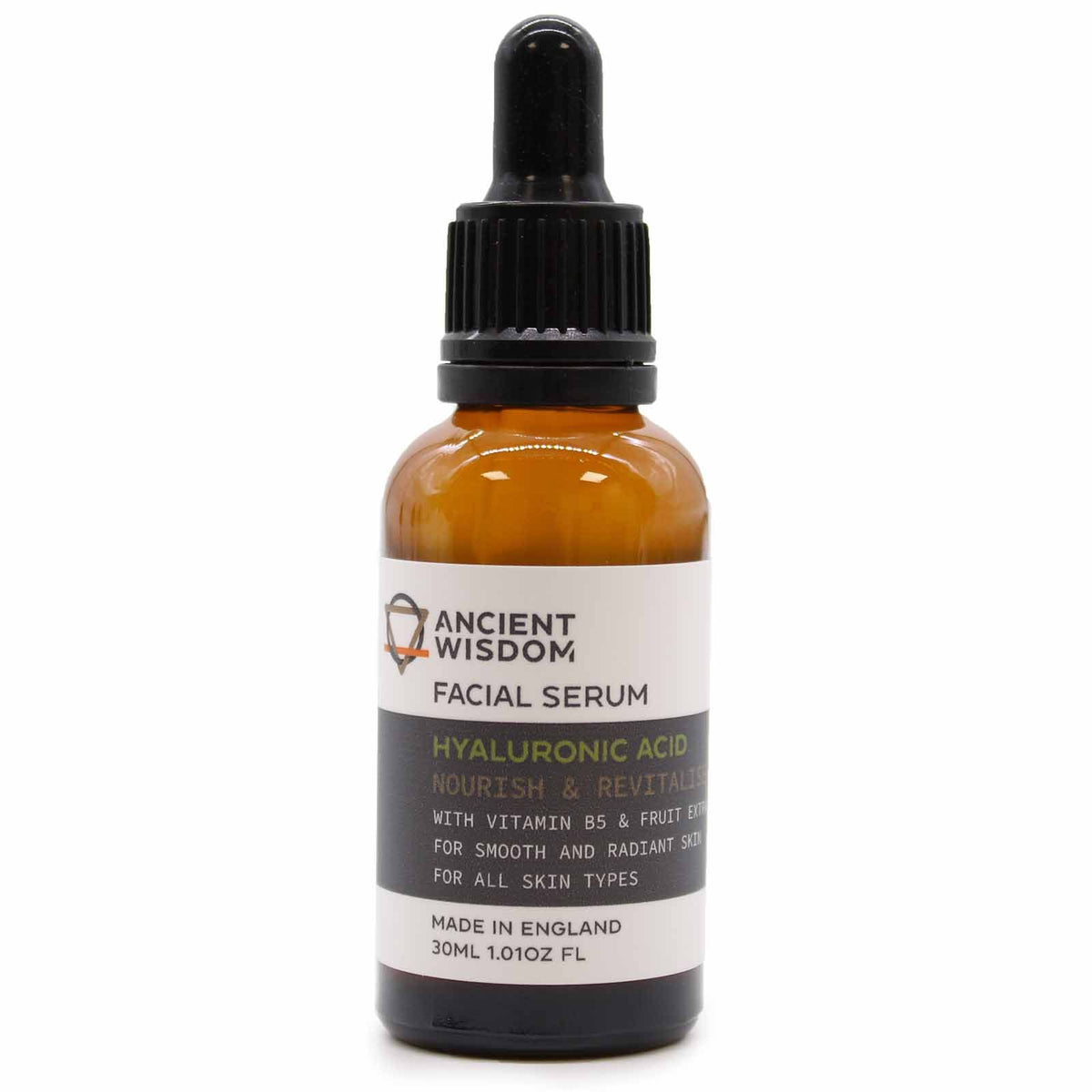 Sérum Facial com Ácido Hialurónico – 30 ml | Ancient Wisdom