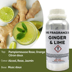 Óleo de Fragrância Puro Gengibre e Lima – 500 ml | Ancient Wisdom