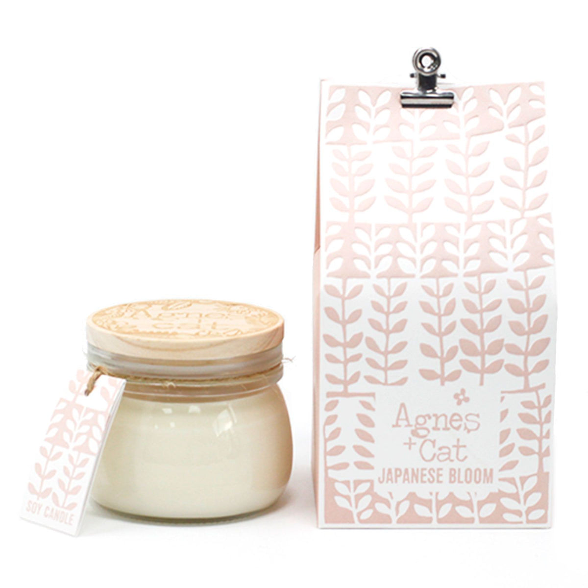 Vela de Soja em Frasco Kilner Pequeno – Flor do Japão (Japanese Bloom) – 180 ml | Agnes + Cat