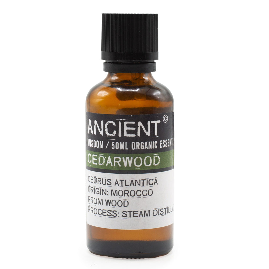 Óleo Essencial Biológico de Cedro 100% Puro – 50 ml | Ancient Wisdom