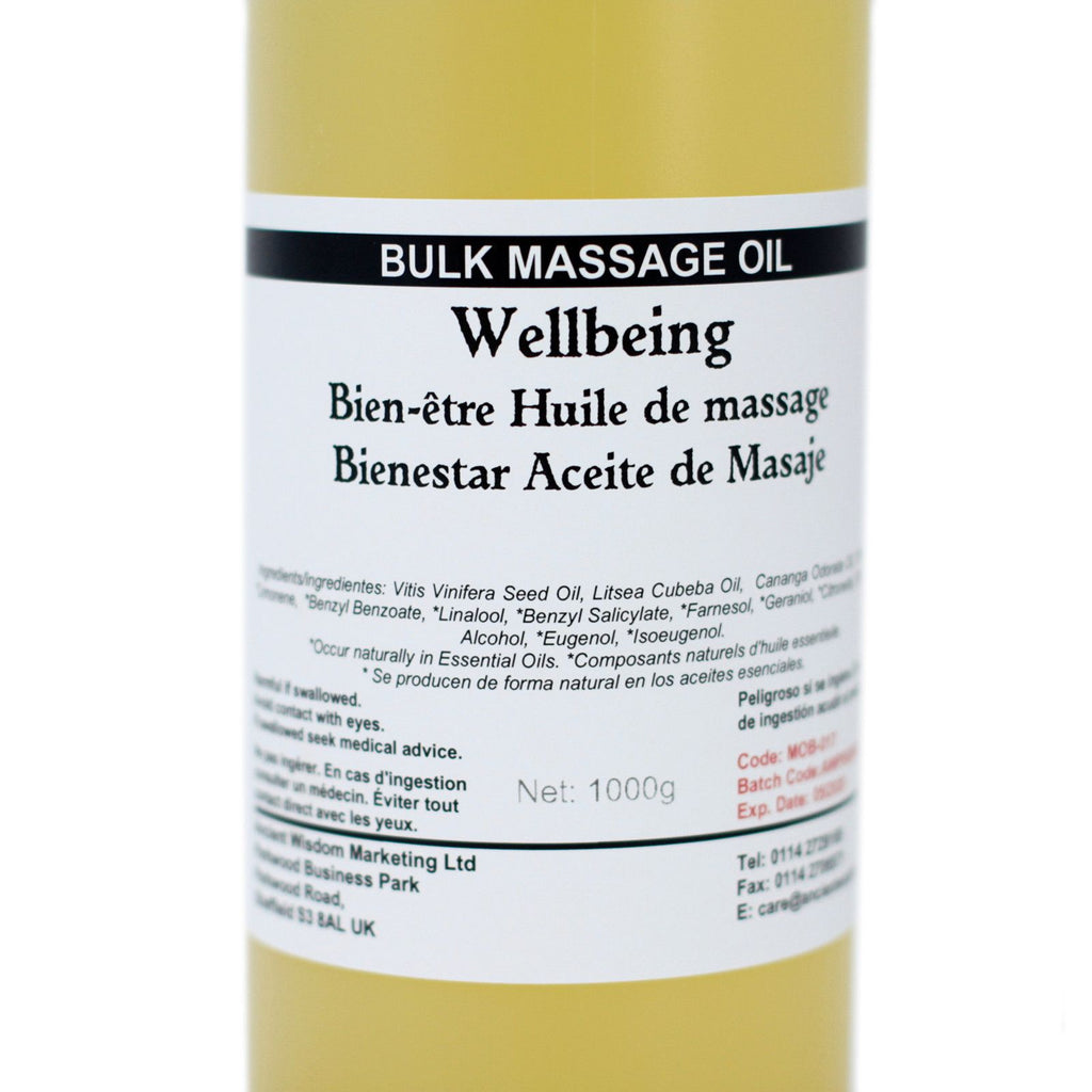 ANCIENT WISDOM - Óleo de Massagem Wellbeing 1 kg