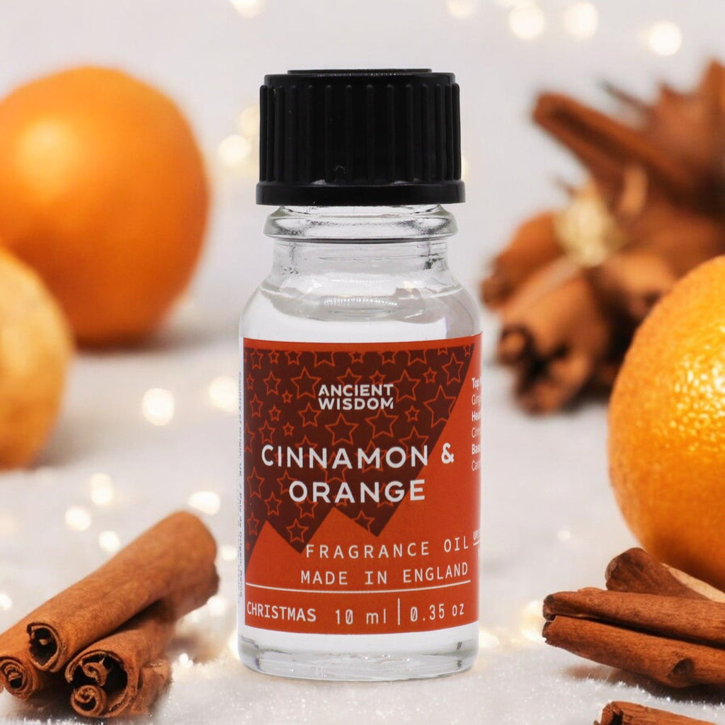Óleo de Fragrância Canela e Laranja de Natal – 10 ml | Ancient Wisdom