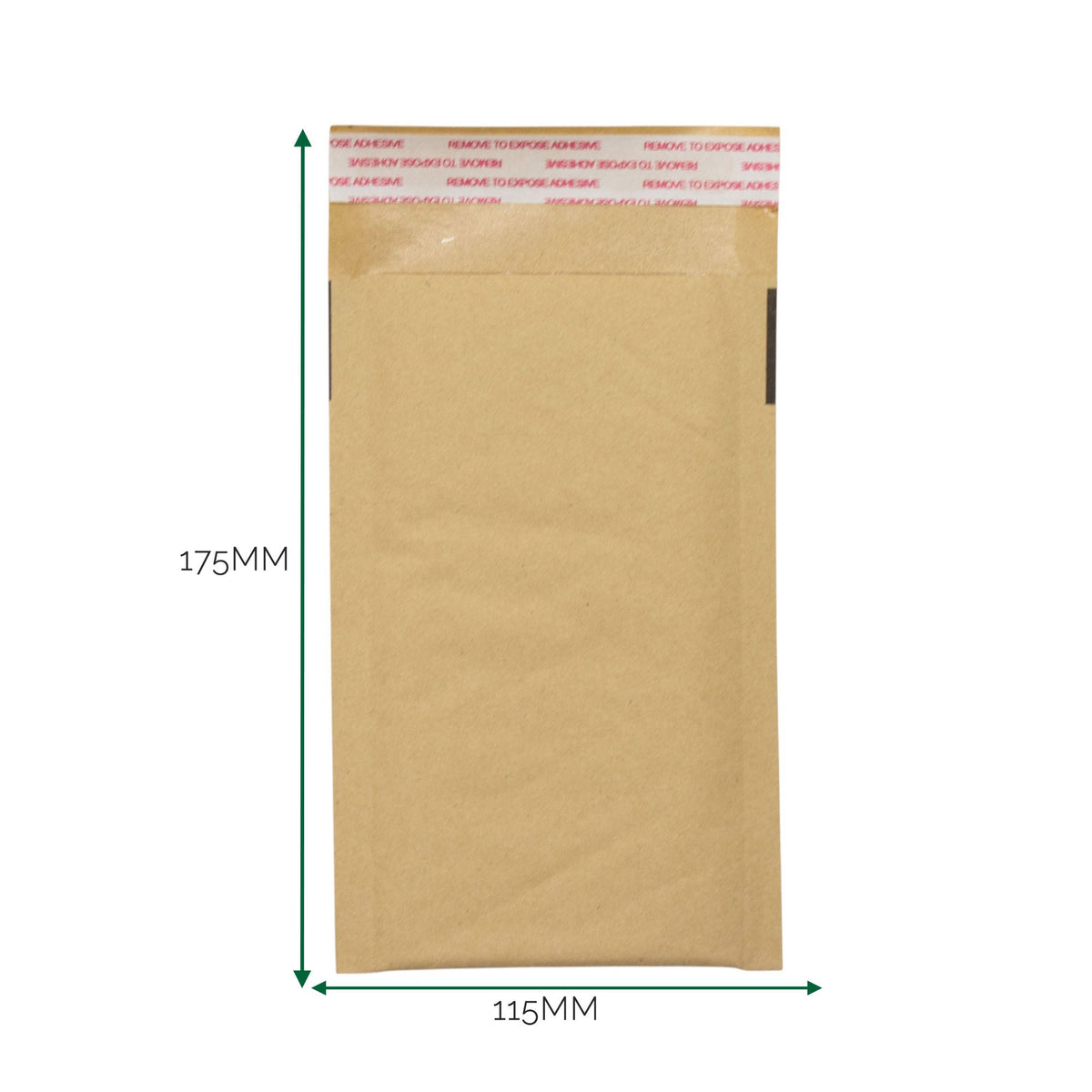 Envelope Almofadado Kraft com Bolhas – 115 × 175 mm + 40 mm | Ancient Wisdom