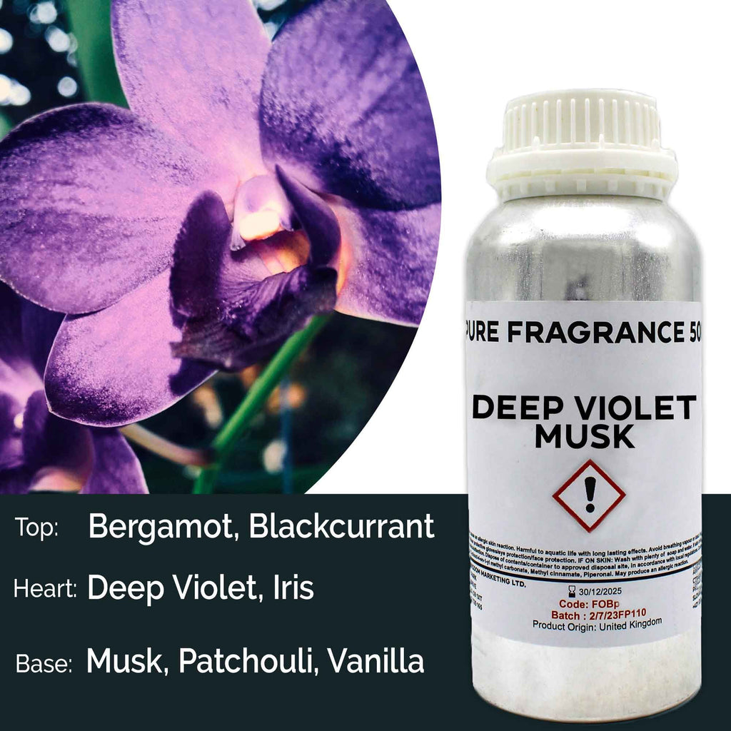 Óleo de Fragrância Puro Almíscar de Violeta – 500 ml | Ancient Wisdom