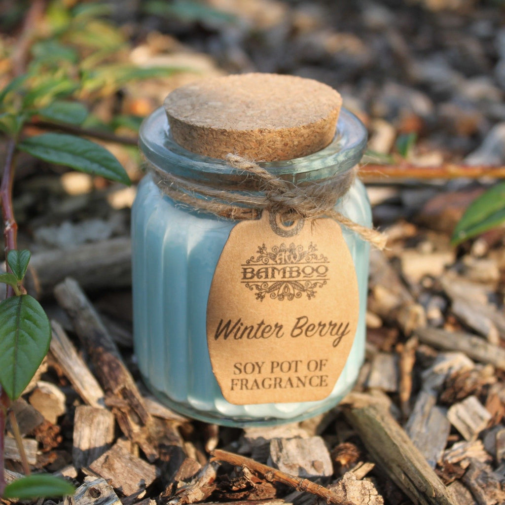 BAMBOO - Vela Perfumada de Cera de Soja Winter Berry