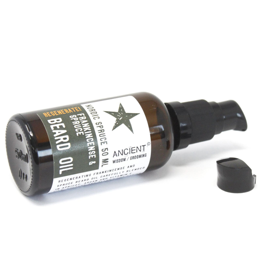 Óleo de Barba Nordic Spruce – Regenerate! – 50 ml | Ancient Wisdom