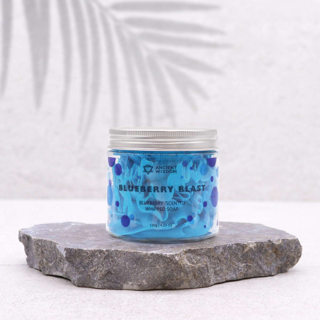 Sabonete Cremoso Batido Mirtilo – 120 g | Ancient Wisdom