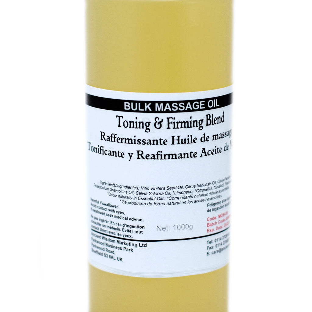 Óleo de Massagem Toning & Firming com Laranja, Gerânio e Toranja – 1 kg | Ancient Wisdom