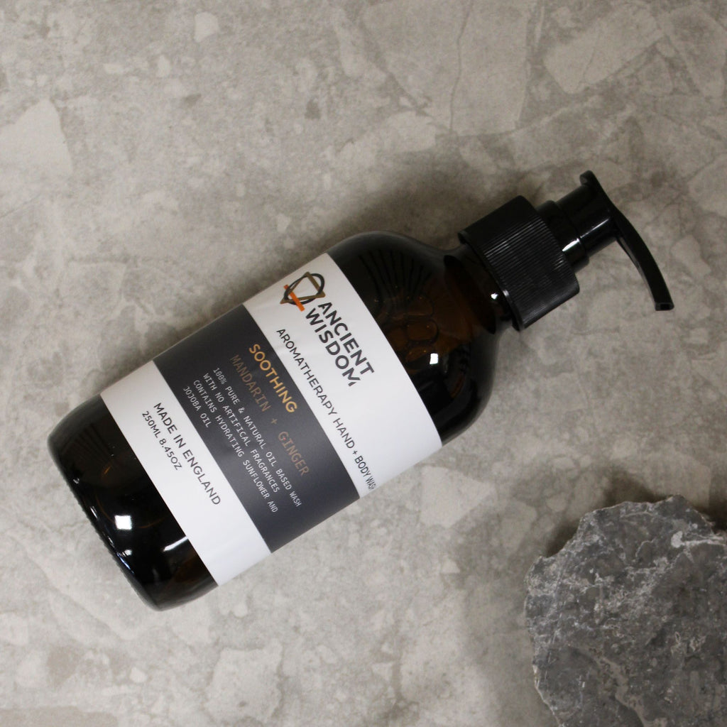 ANCIENT WISDOM - Loção para Mãos e Corpo de Mandarina e Gengibre 250 ml