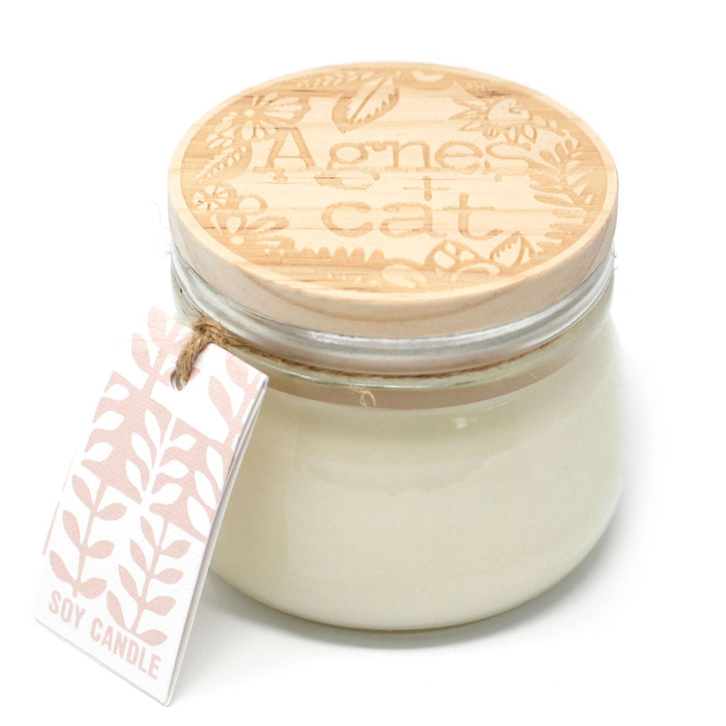 Vela de Soja em Frasco Kilner Pequeno – Flor do Japão (Japanese Bloom) – 180 ml | Agnes + Cat