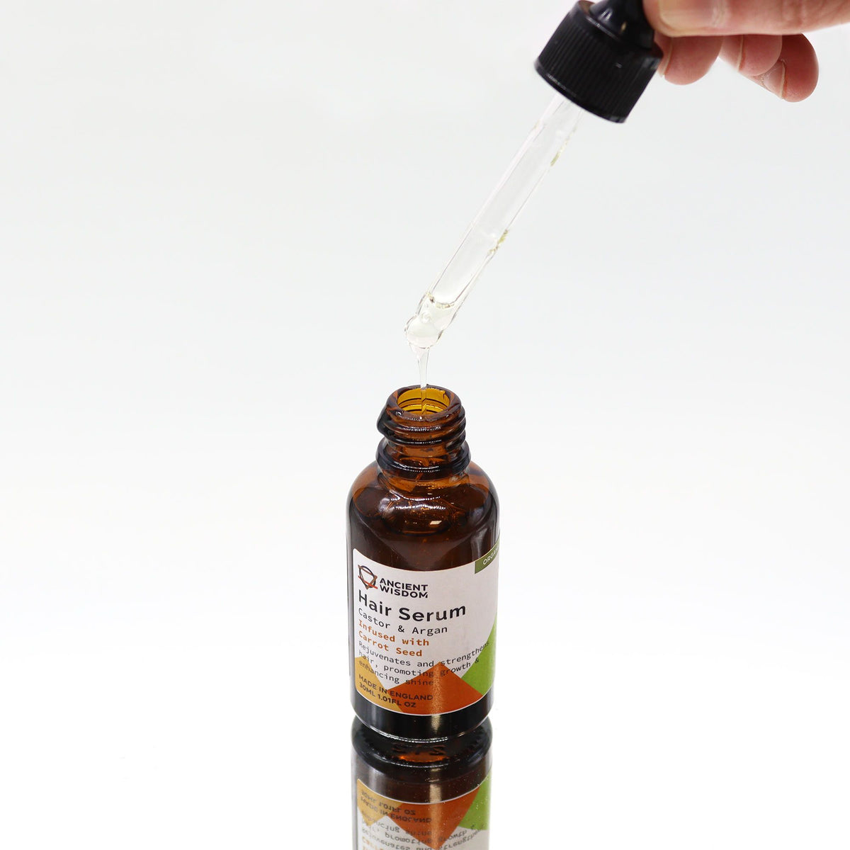 ANCIENT WISDOM - Sérum Capilar Orgânico de Semente de Cenoura 30 ml