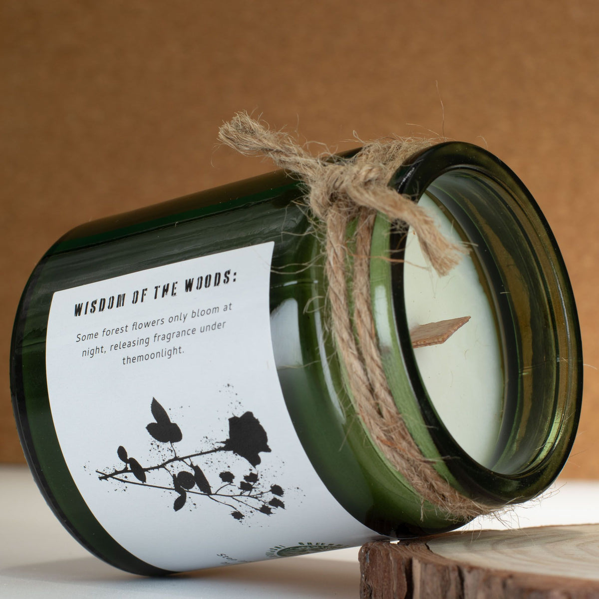 GREENMAN RITUALS - Vela de Soja com Pavio de Madeira Midnight Rose