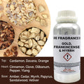 Óleo de Fragrância Puro Ouro, Olíbano e Mirra – 500 ml | Ancient Wisdom