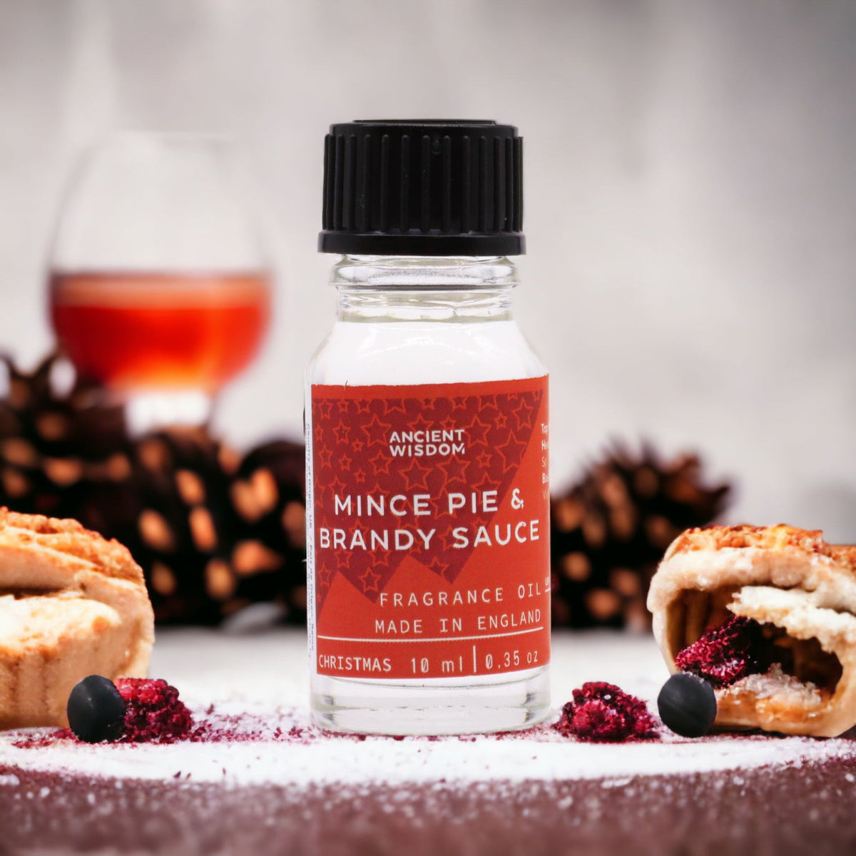 Óleo de Fragrância Mince Pie com Molho de Brandy – 10 ml | Ancient Wisdom