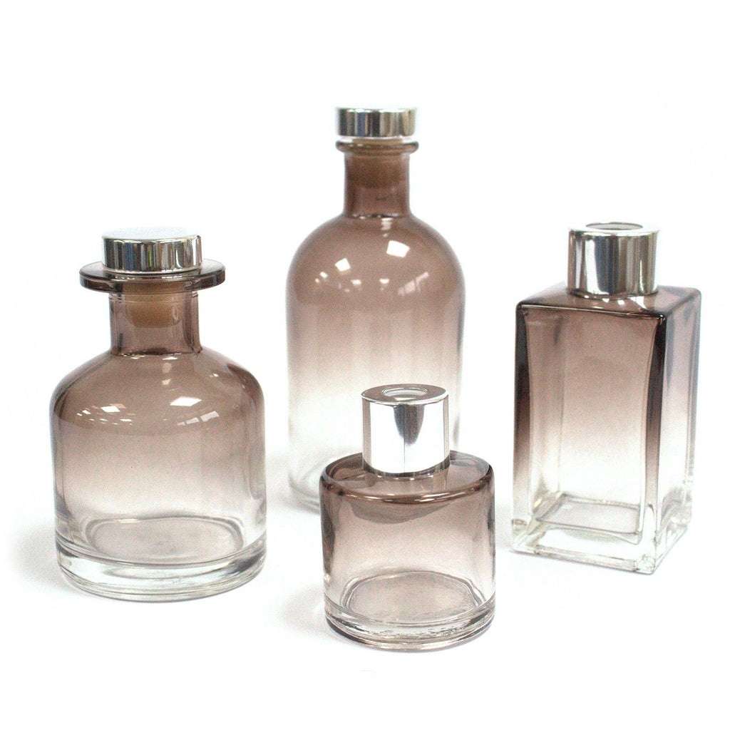 Frasco Quadrado Alto para Difusor – 100 ml – Cinza Carvão | Ancient Wisdom