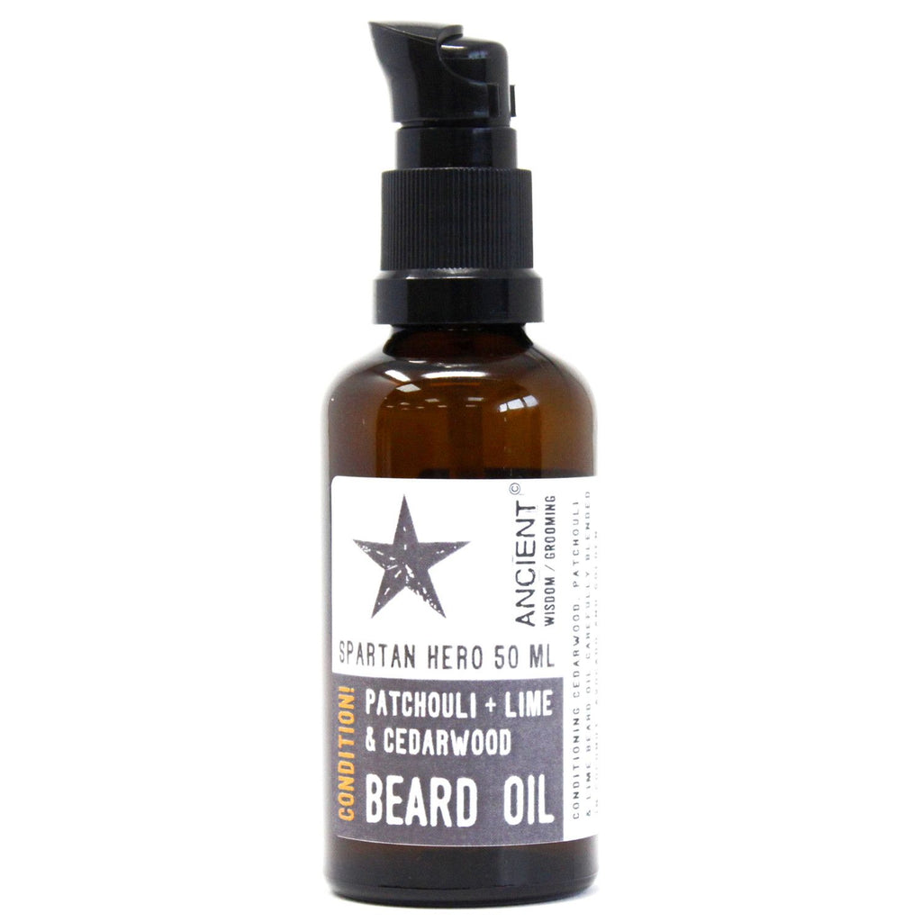 Óleo de Barba Spartan Hero – Condition! – 50 ml | Ancient Wisdom