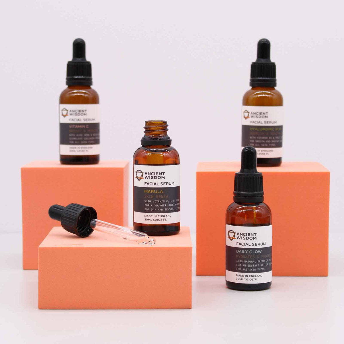 Sérum Facial com Ácido Hialurónico – 30 ml | Ancient Wisdom
