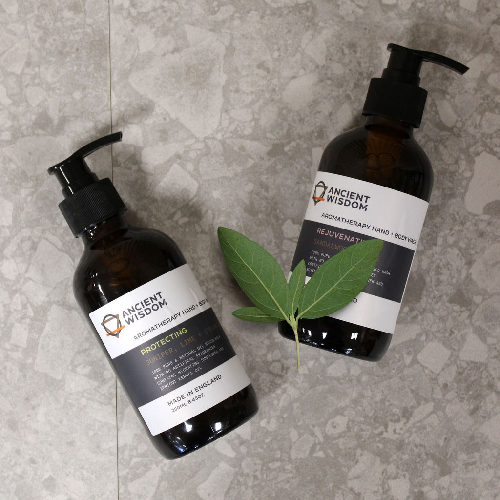 ANCIENT WISDOM - Loção para Mãos e Corpo de Mandarina e Gengibre 250 ml