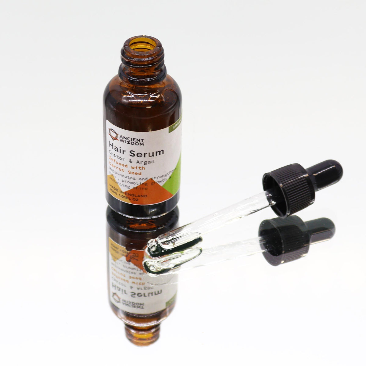 ANCIENT WISDOM - Sérum Capilar Orgânico de Semente de Cenoura 30 ml