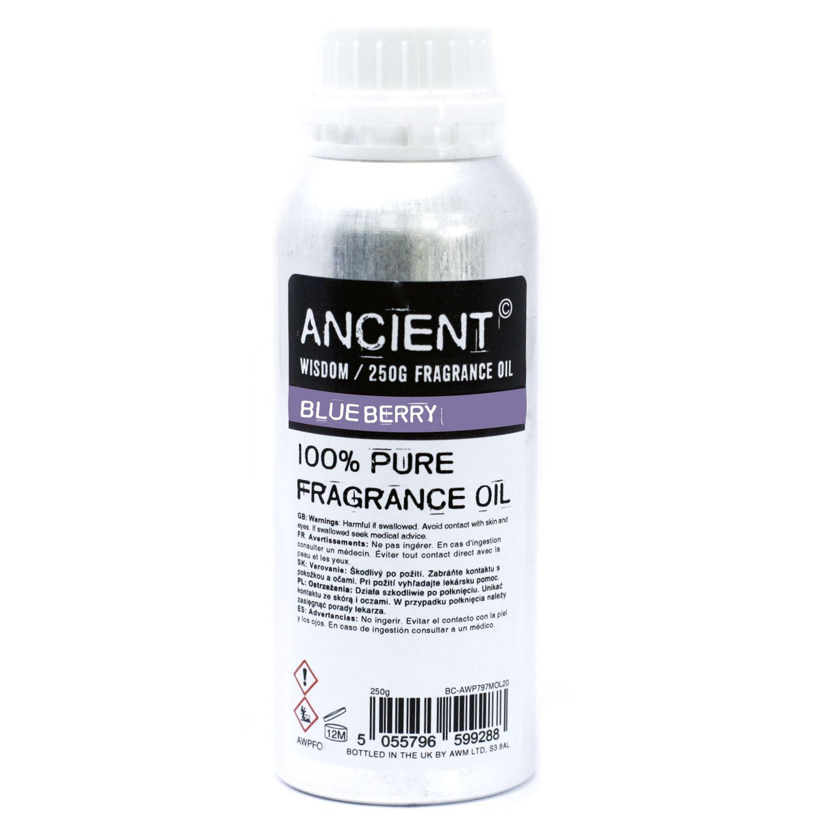 Óleo de Fragrância Puro Mirtilo – 250 g | Ancient Wisdom