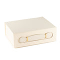 Caixa de Oferta Desmontável Cabaz Médio – 24 × 18,2 × 8 cm – Branco | Ancient Wisdom
