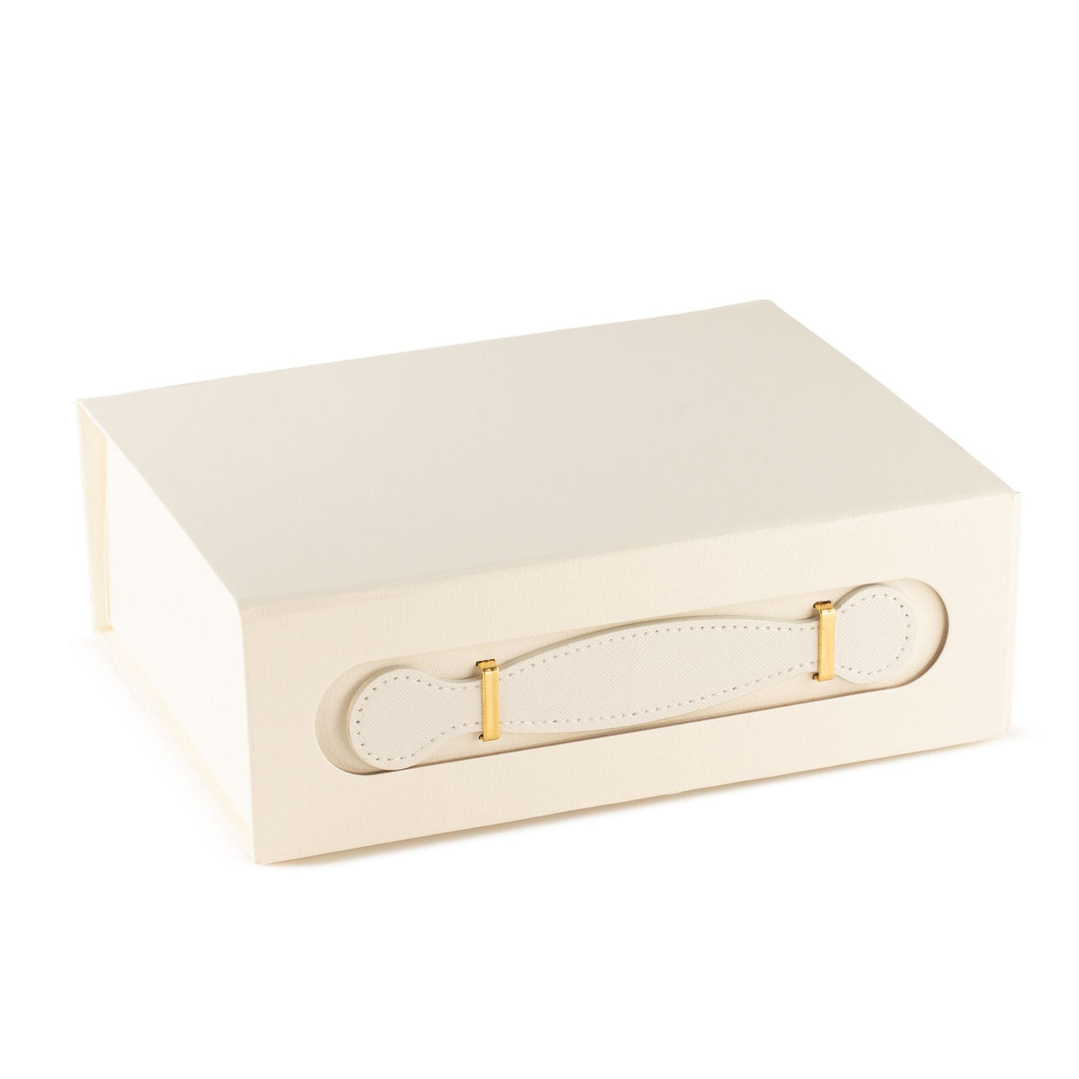 Caixa de Oferta Desmontável Cabaz Médio – 24 × 18,2 × 8 cm – Branco | Ancient Wisdom