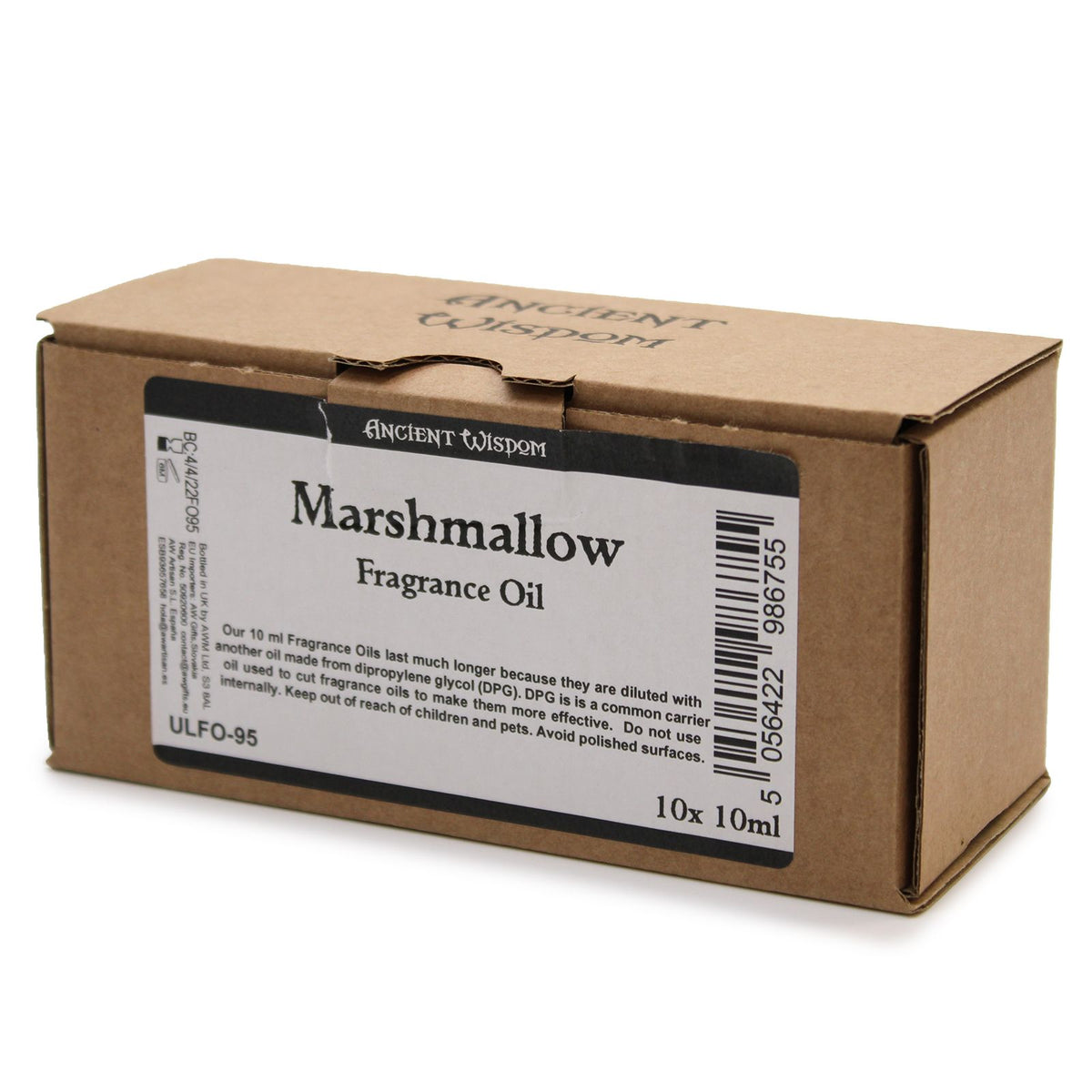 Óleo de Fragrância Marshmallow – 10 ml sem Rótulo | Ancient Wisdom