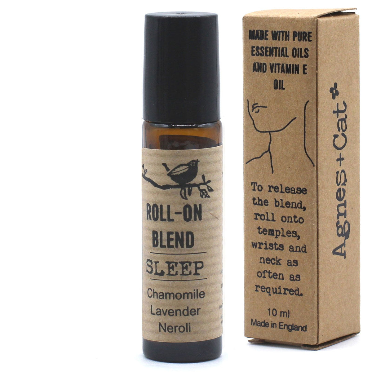 Roll-on de Óleos Essenciais Sleep – 10 ml | Agnes + Cat