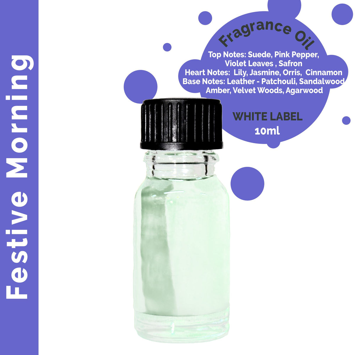 Óleo de Fragrância Manhã Festiva – 10 ml sem Rótulo | Ancient Wisdom