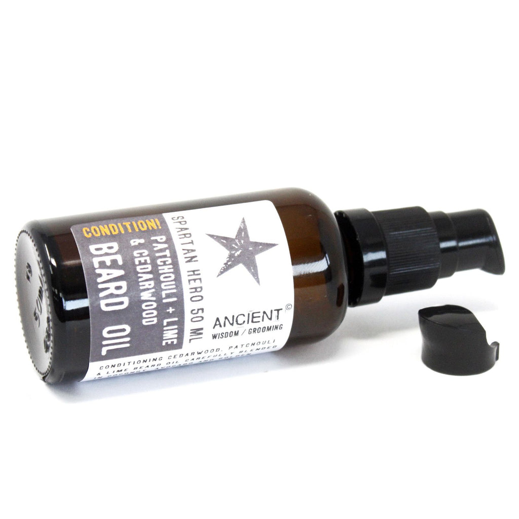 Óleo de Barba Spartan Hero – Condition! – 50 ml | Ancient Wisdom
