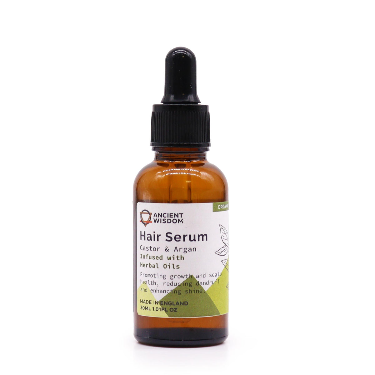 Sérum Capilar Biológico de Ervas com Argão e Rícino – 30 ml | Ancient Wisdom