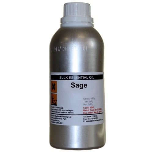 Óleo Essencial de Salva 100% Puro – 0,5 kg | Ancient Wisdom