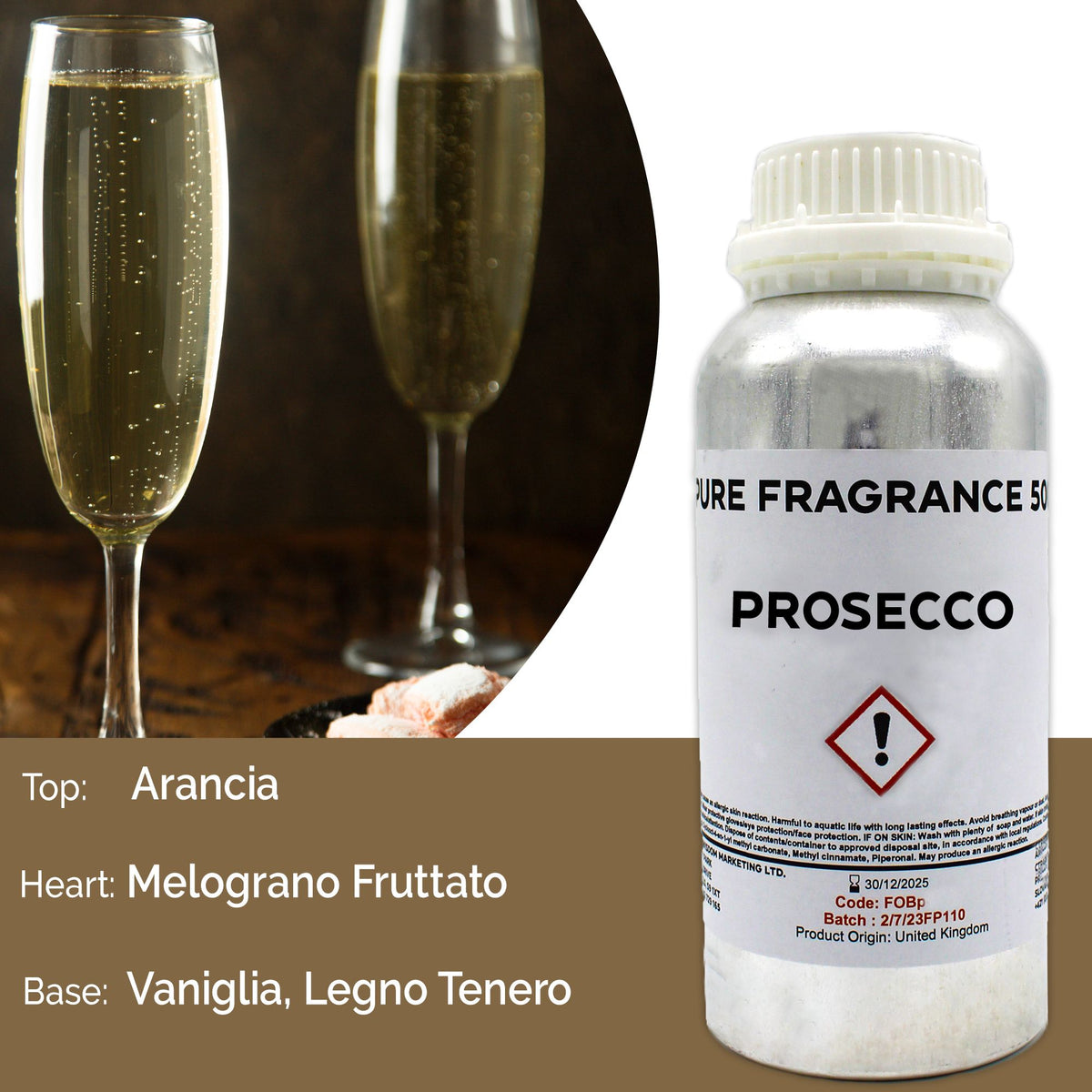 Óleo de Fragrância Puro Prosecco – 500 ml | Ancient Wisdom