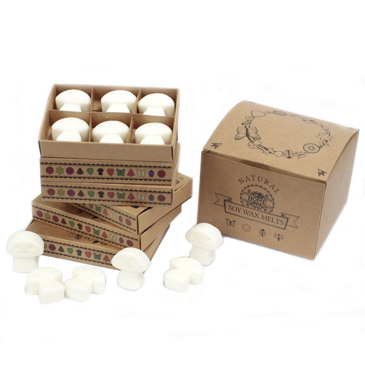 Conjunto de 6 Ceras Perfumadas – Almíscar Branco (White Musk) | Ancient Wisdom