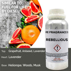 Óleo de Fragrância Puro Rebellious – 500 ml | Ancient Wisdom