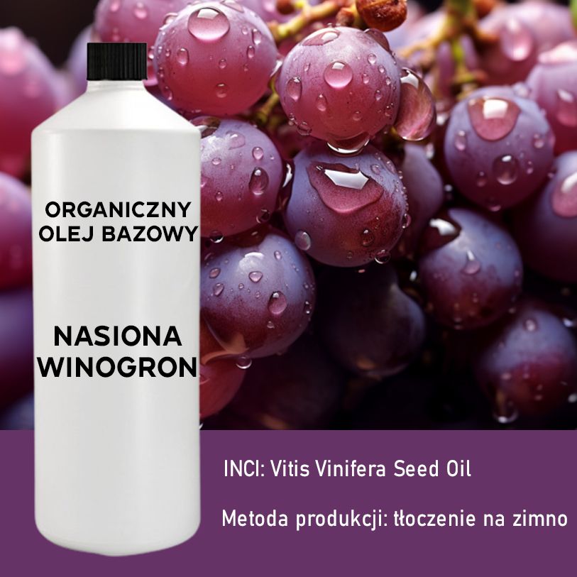 Óleo Base Biológico de Grainha de Uva – 1 Litro | Ancient Wisdom