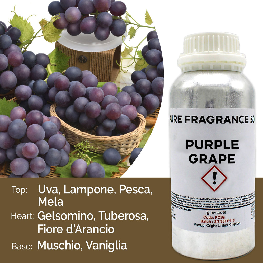 Óleo de Fragrância Puro Uva Roxa – 500 ml | Ancient Wisdom