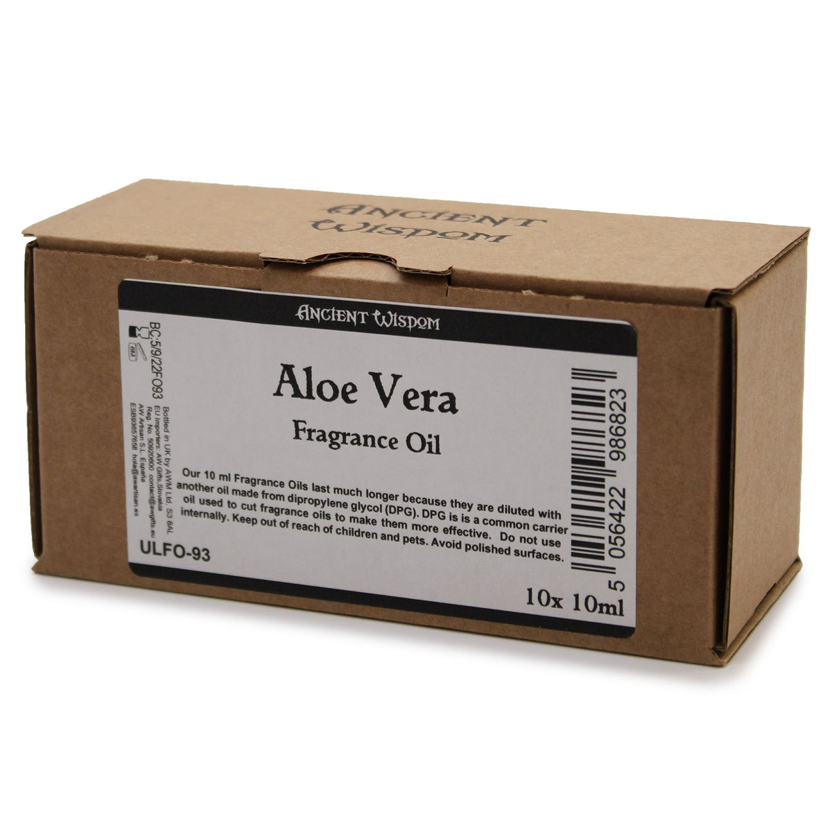 Óleo de Fragrância Aloé Vera – 10 ml sem Rótulo | Ancient Wisdom