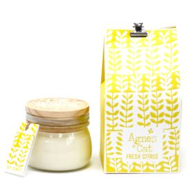 Vela de Soja em Frasco Kilner Pequeno – Citrinos – 180 ml | Agnes + Cat