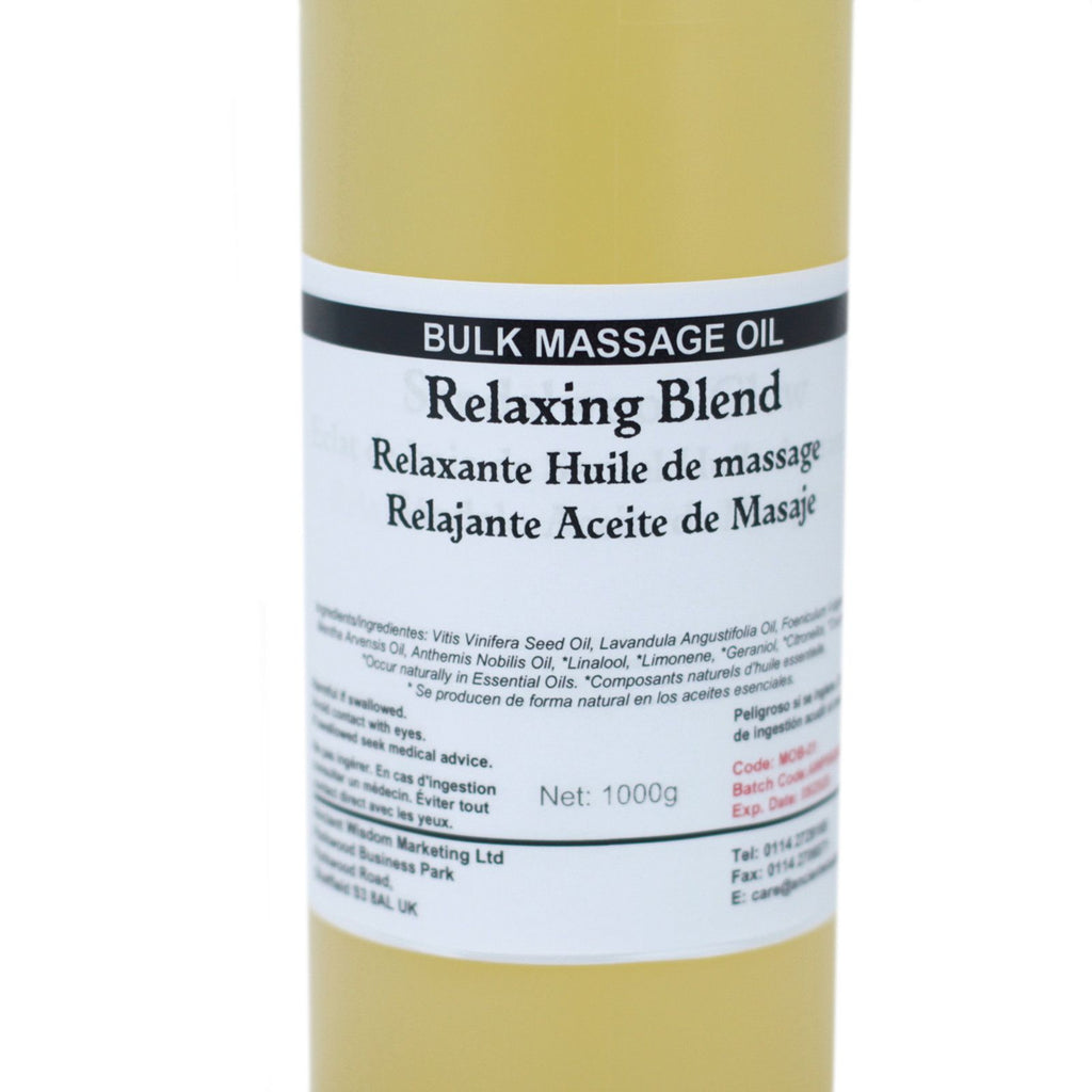 Óleo de Massagem Relaxante com Lavanda e Camomila – 1 kg | Ancient Wisdom