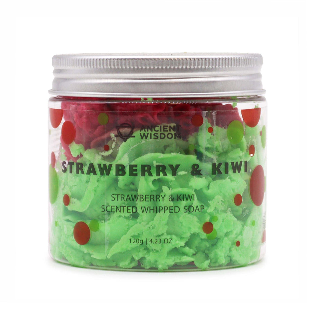 Sabonete Cremoso Batido Morango e Kiwi – 120 g | Ancient Wisdom