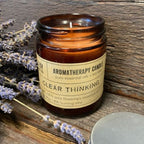 Vela de Aromaterapia Clear Thinking (Mente Clara) com Óleo Essencial de Alecrim – 200 g | Ancient Wisdom