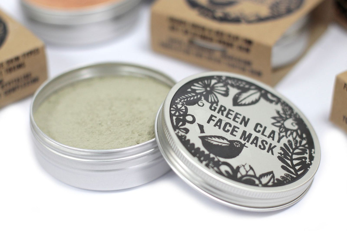 Máscara Facial de Argila Verde – 80 g | Agnes + Cat