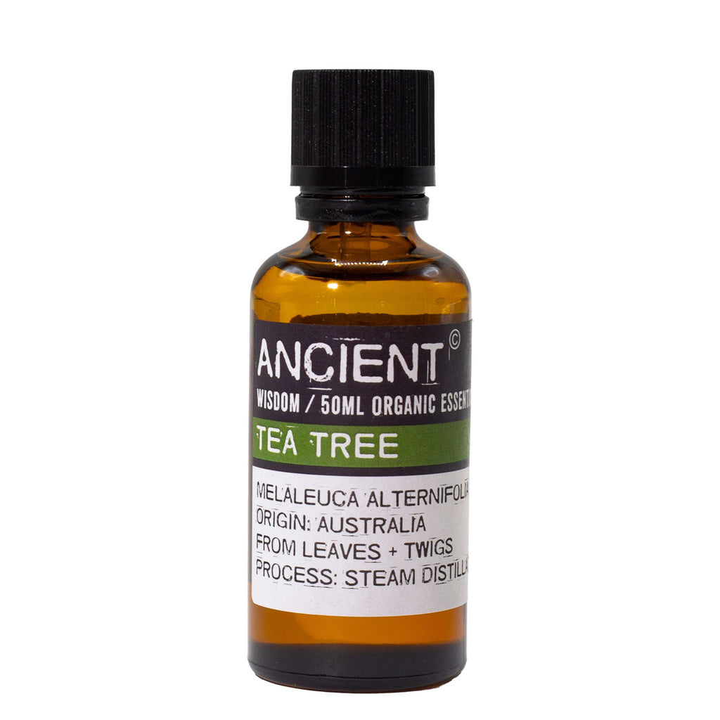 Óleo Essencial Biológico de Árvore do Chá 100% Puro – 50 ml | Ancient Wisdom