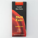 Cera Perfumada MeltEaze com Cornalina – Laranja Especiada, 50 g | Ancient Wisdom